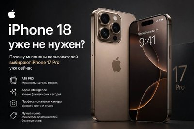 iPhone 18 уже не нужен? Почему миллионы пользователей неожиданно выбирают iPhone 17 Pro