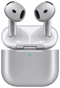Наушники Apple AirPods (4-го поколения, 2024) с шумоподавлением, серебристый